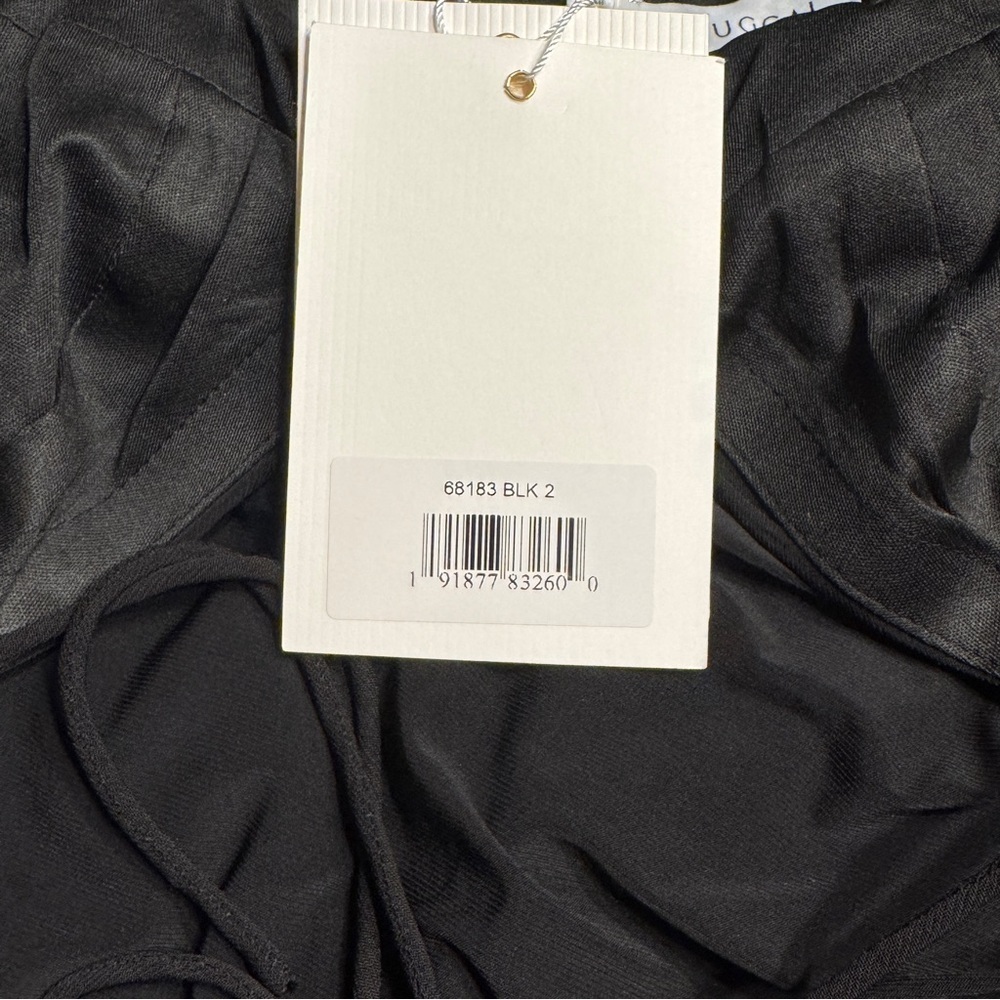 Mac Duggal Black Ring Cutout Halter Gown – Size 2 Formal Wedding Guest Black Tie - Picture 12 of 12